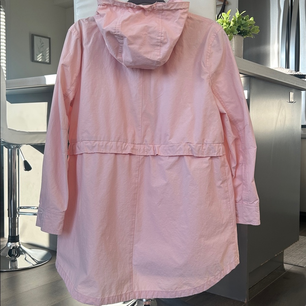 J. Crew Light Pink Hooded Utility Jacket - Picture 8 of 16